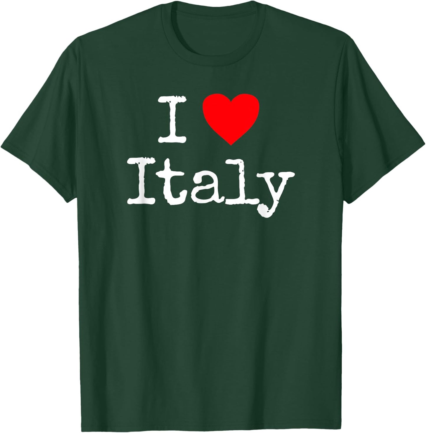 I Love Italy Italia T-Shirt - T-Shirt | Forest