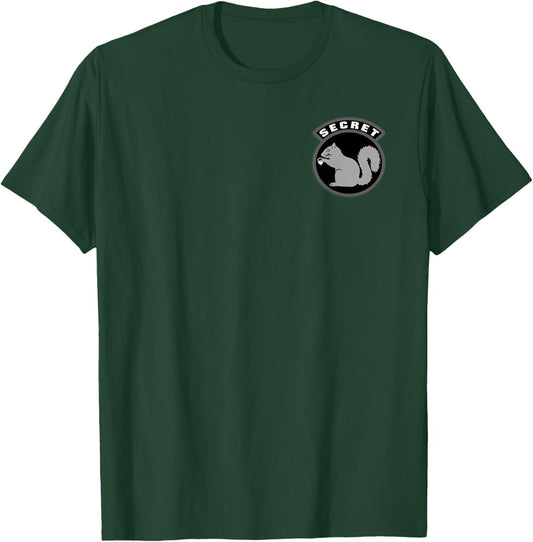 Secret Squirrel Military Intelligence Field Patch T-Shirt - T-Shirt | Forest