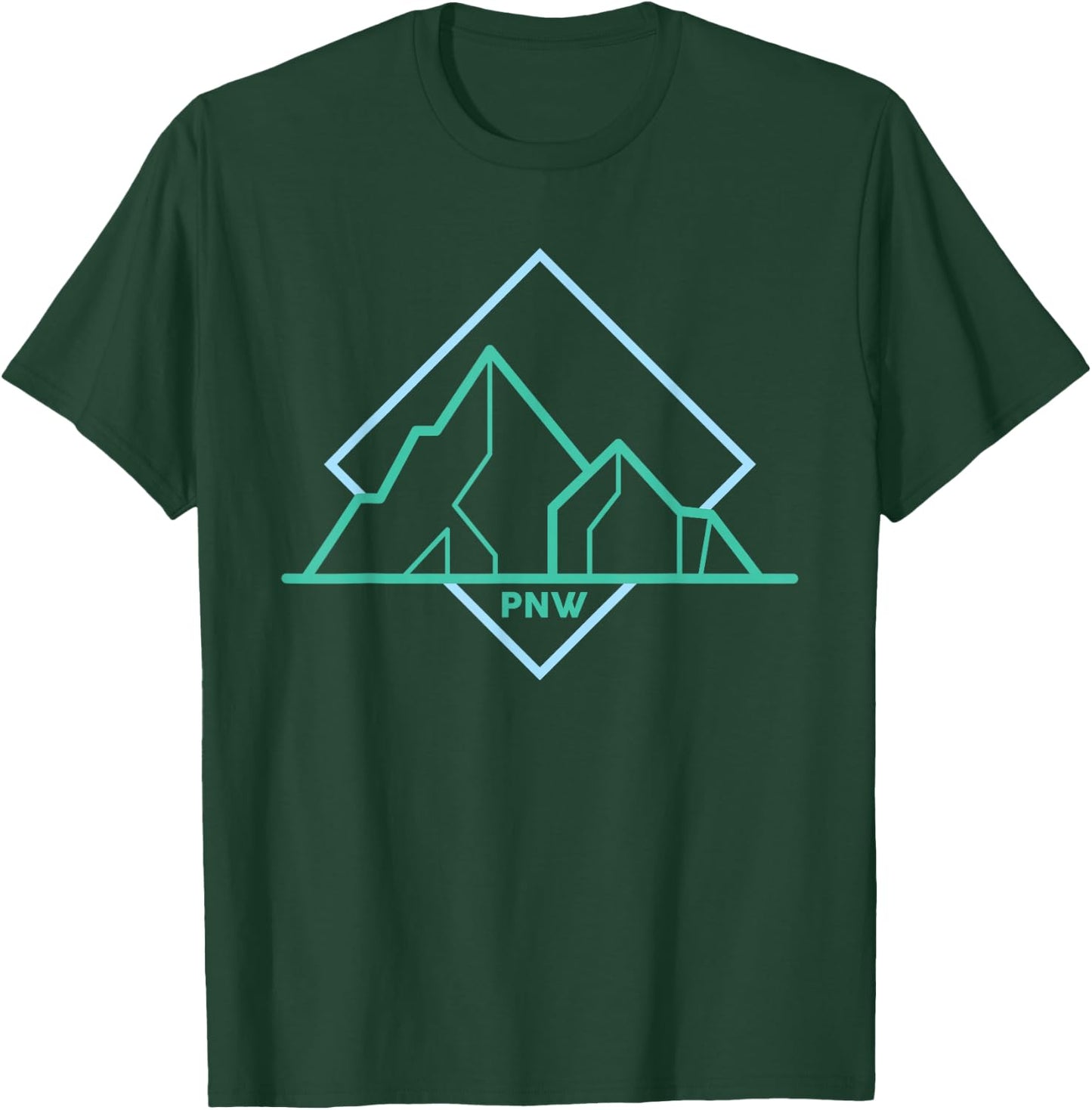 PNW Pacific Northwest North West T-Shirt - T-Shirt | Forest