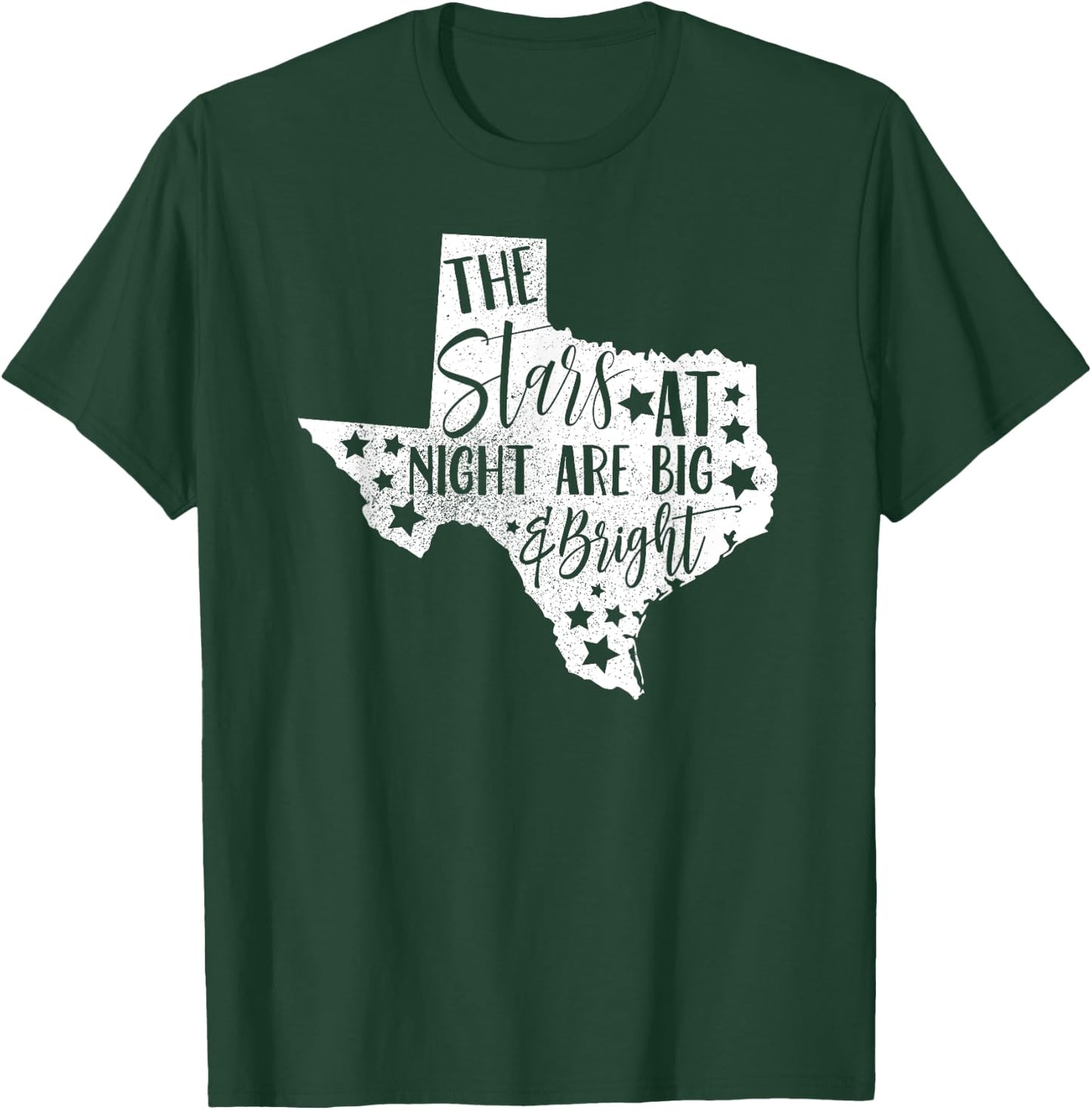 The stars are big and bright at night T-Shirt - T-Shirt | Forest