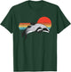 Maui Dolphin Hector's Dolphin vintage sunset T-Shirt - T-Shirt | Forest
