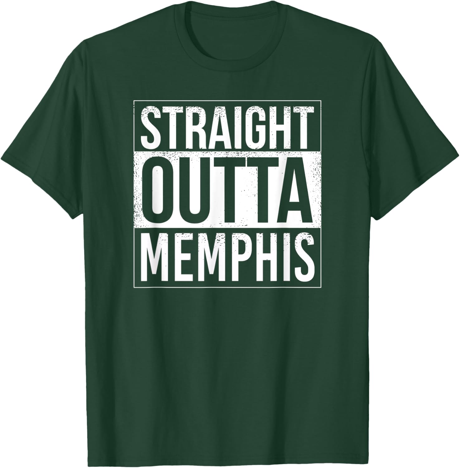 Straight outta Memphis - USA American Hometown City T-Shirt - T-Shirt | Forest