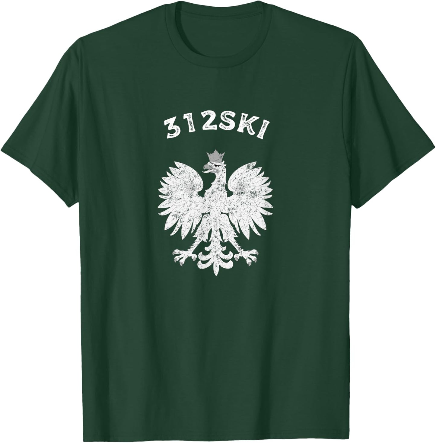 Chicago 312SKI Dyngus Day Polska Polish Eagle T Shirt T-Shirt - T-Shirt | Forest