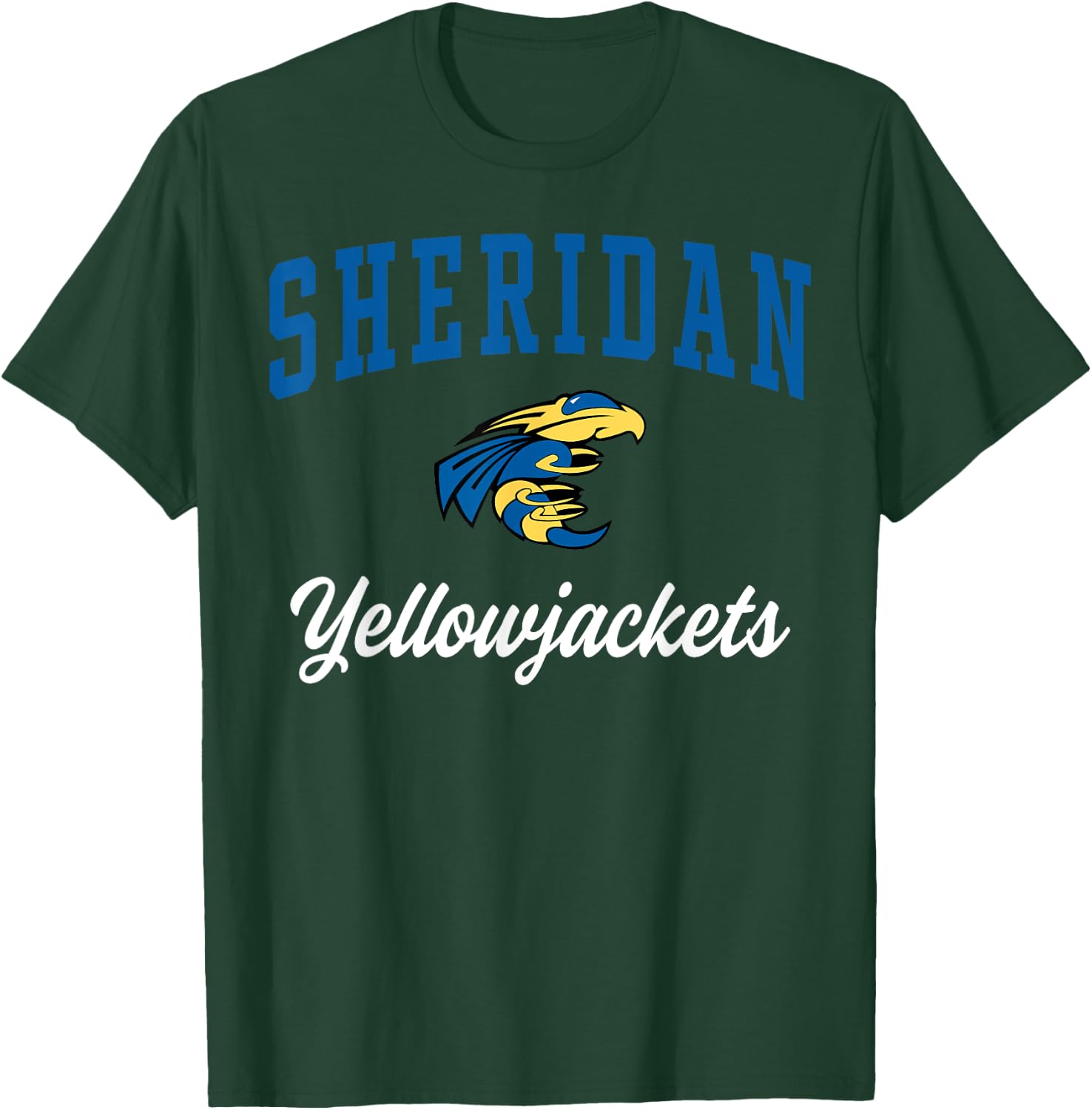 Sheridan High School Yellowjackets C3 T-Shirt - T-Shirt | Forest