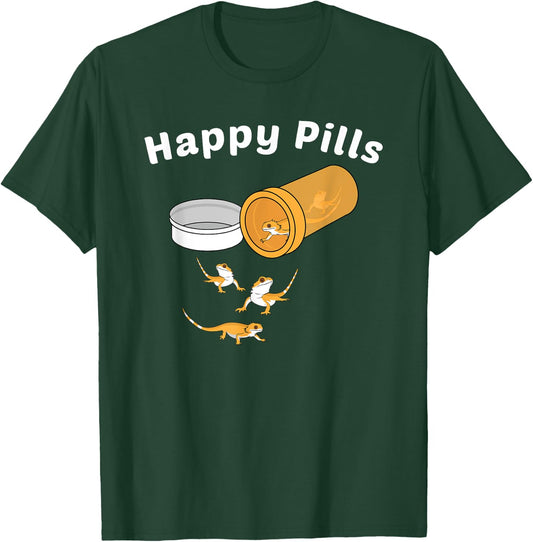 Bearded Dragon Lizard Funny Reptile T-Shirt - T-Shirt | Forest