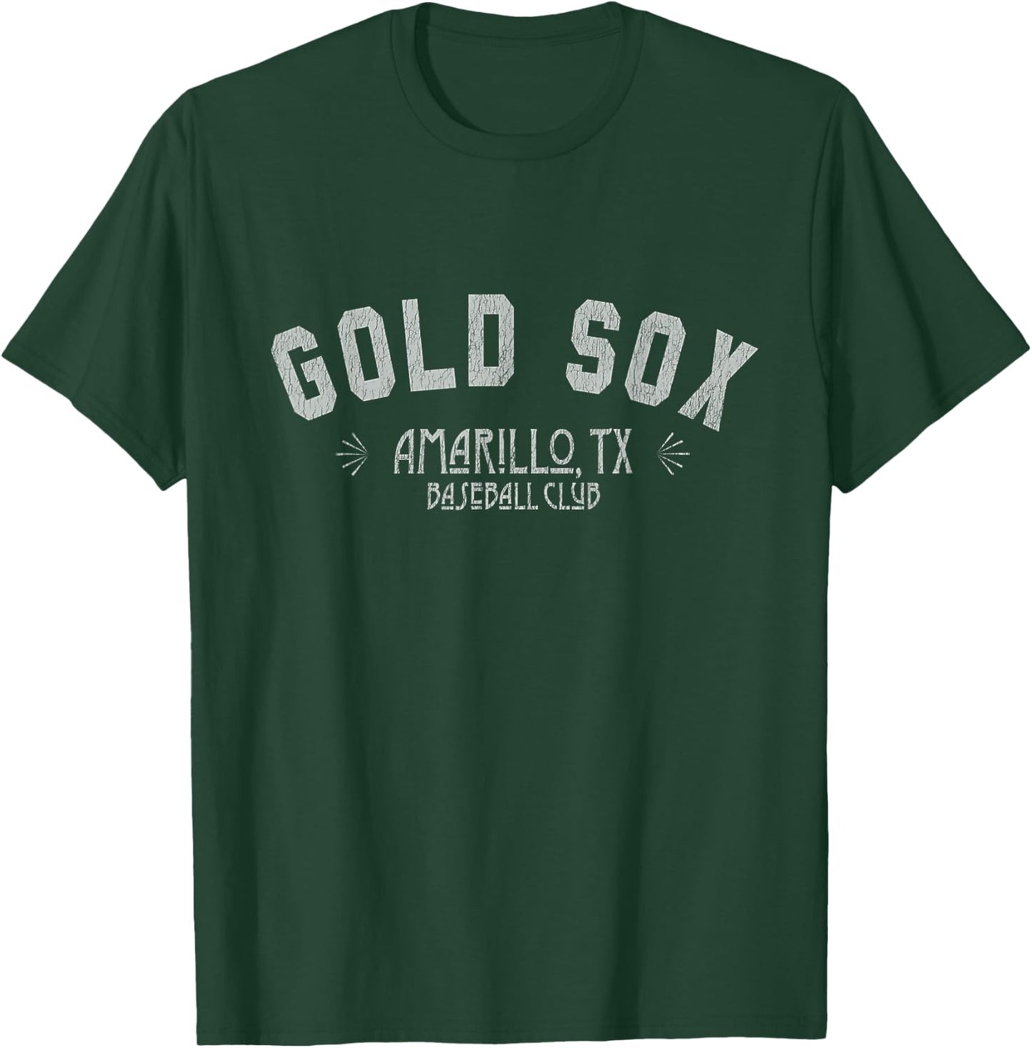 Amarillo Gold Sox Old School Baseball T-Shirt - T-Shirt | Forest