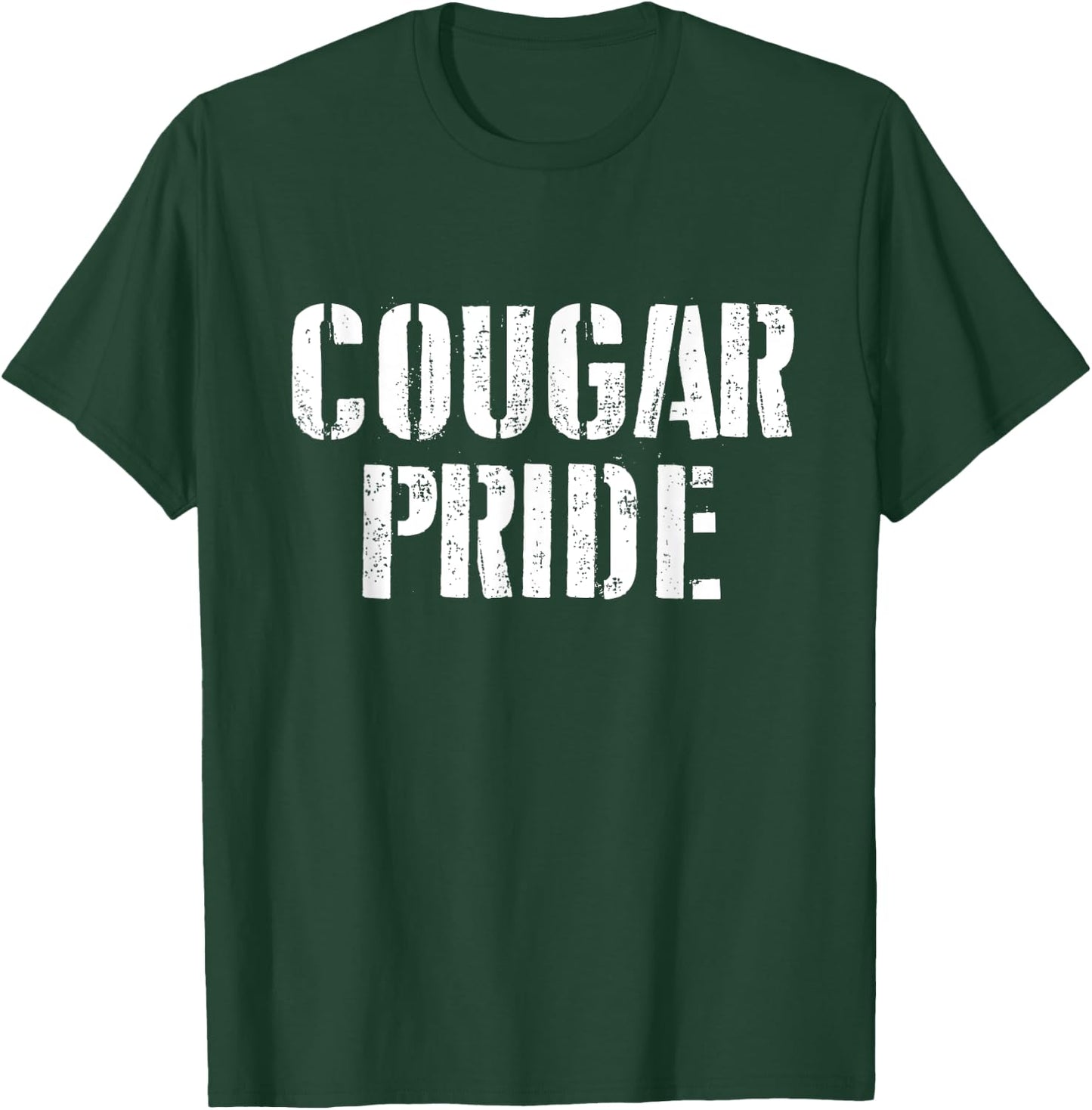 Cougar Pride T Shirt for any Sports Fan School Spirit Shirt T-Shirt - T-Shirt | Forest