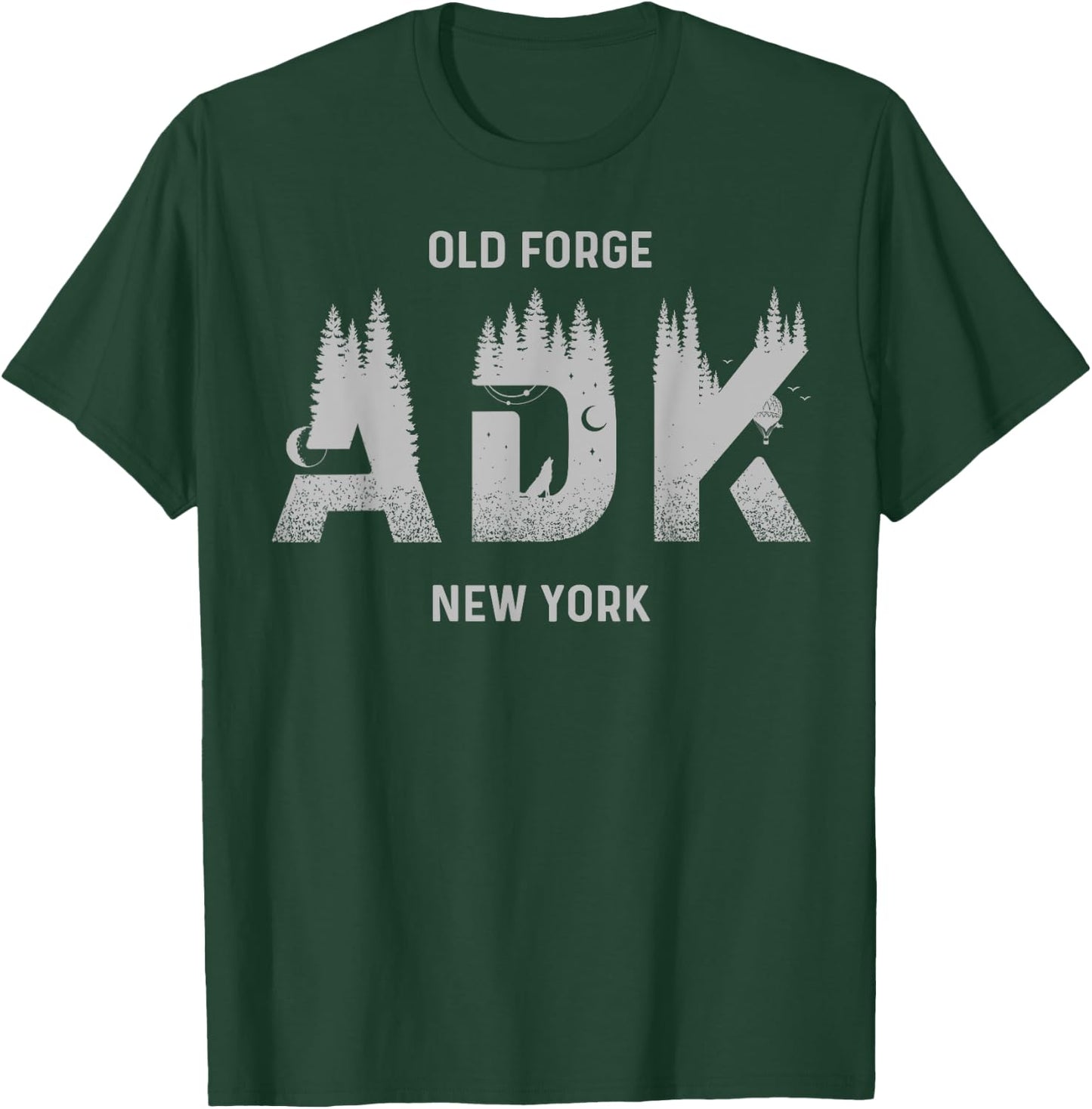 Old Forge Adirondack Mountains New York Souvenir T-Shirt - T-Shirt | Forest