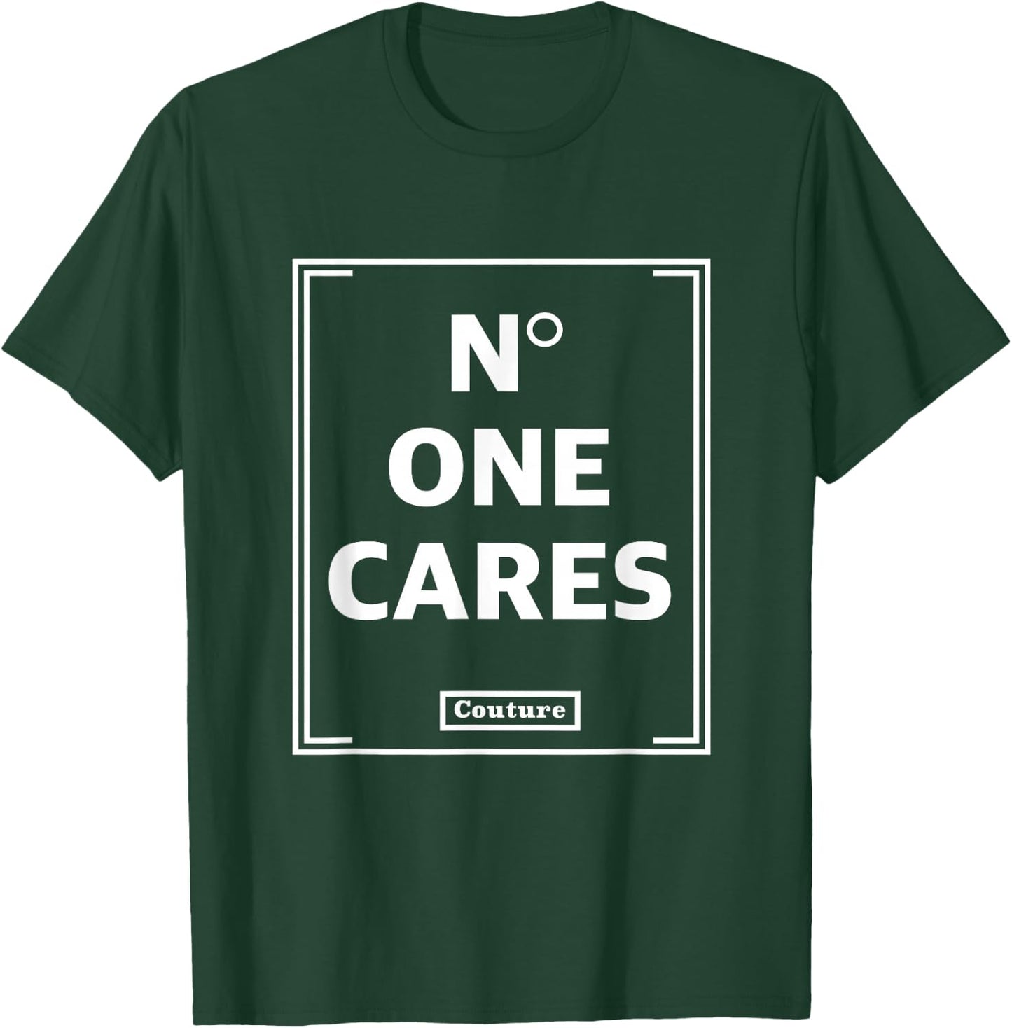No One Cares Tops Cute Casual Shirt T-Shirt - T-Shirt | Forest