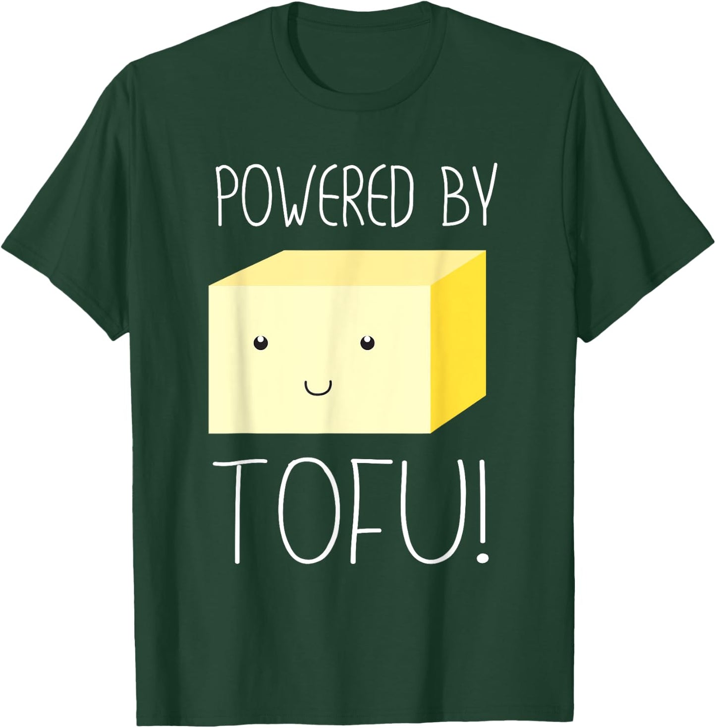 Powered by tofu T-Shirt - T-Shirt | Forest