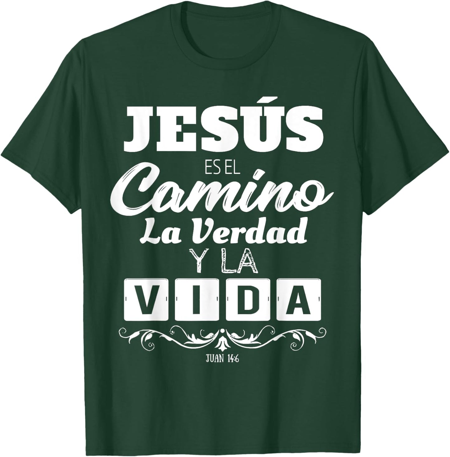 Mensajes Biblicos Dios Jesus Espanol Spanish for Christians T-Shirt - T-Shirt | Forest