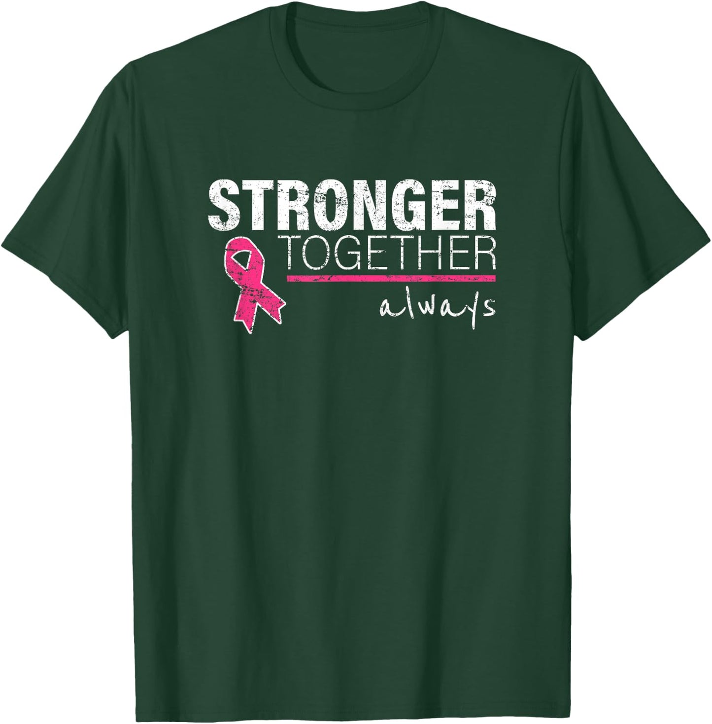 Nice Message Breast Cancer Awareness Pink Ribon Men Women T-Shirt - T-Shirt | Forest