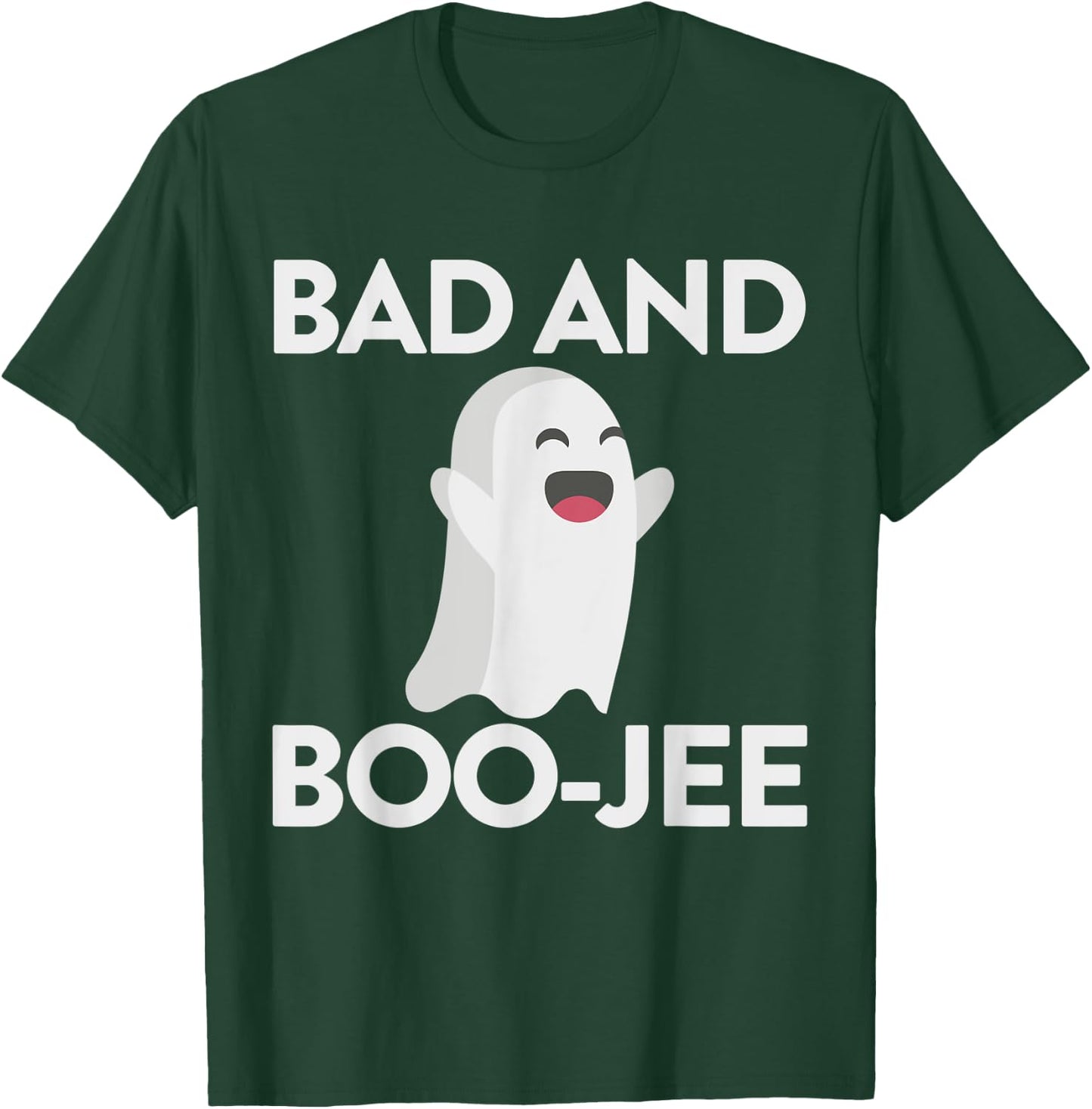 Bad And Boojee Ghost Shirt Bad And Boujee Halloween Shirt T-Shirt - T-Shirt | Forest