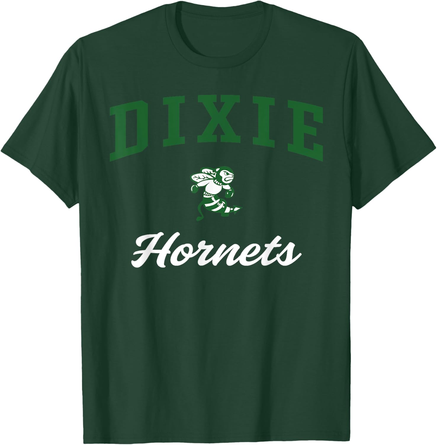 Dixie High School Hornets T-Shirt - T-Shirt | Forest
