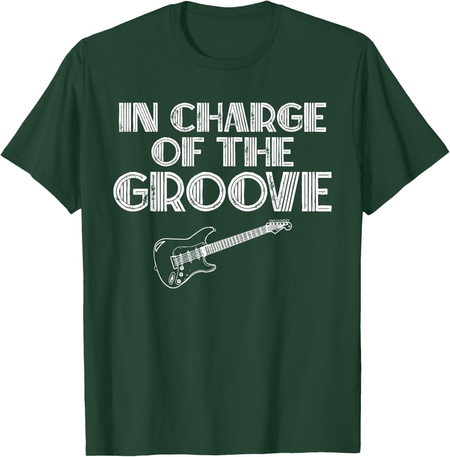Bass Player Gift In Charge Of The Groove Bass T Shirt T-Shirt - T-Shirt | Forest