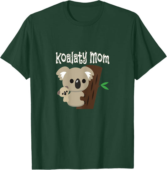 Koalaty Mom Koala Bear Gift Mothers Day unique Gift T-Shirt - T-Shirt | Forest