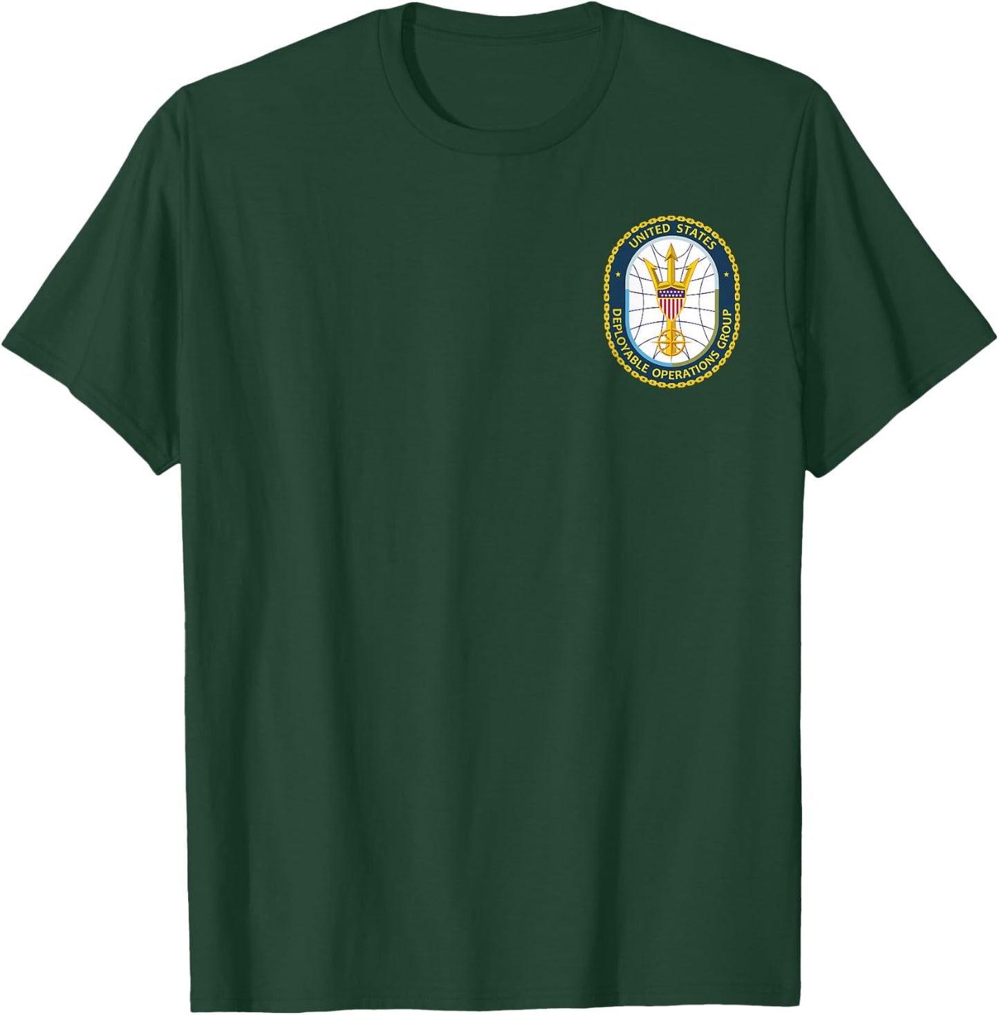 US Coast Guard Deployable Operations Group Patch T-Shirt - T-Shirt | Forest