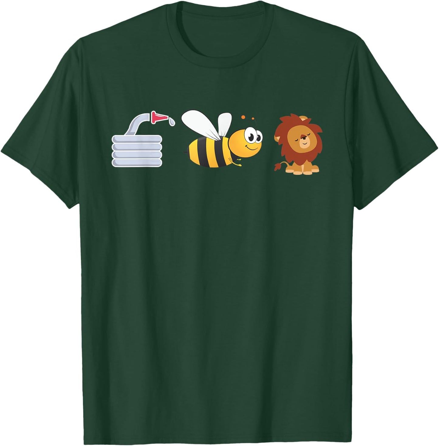 Hose Bee Lion I am a FireFighter shirt T-Shirt - T-Shirt | Forest