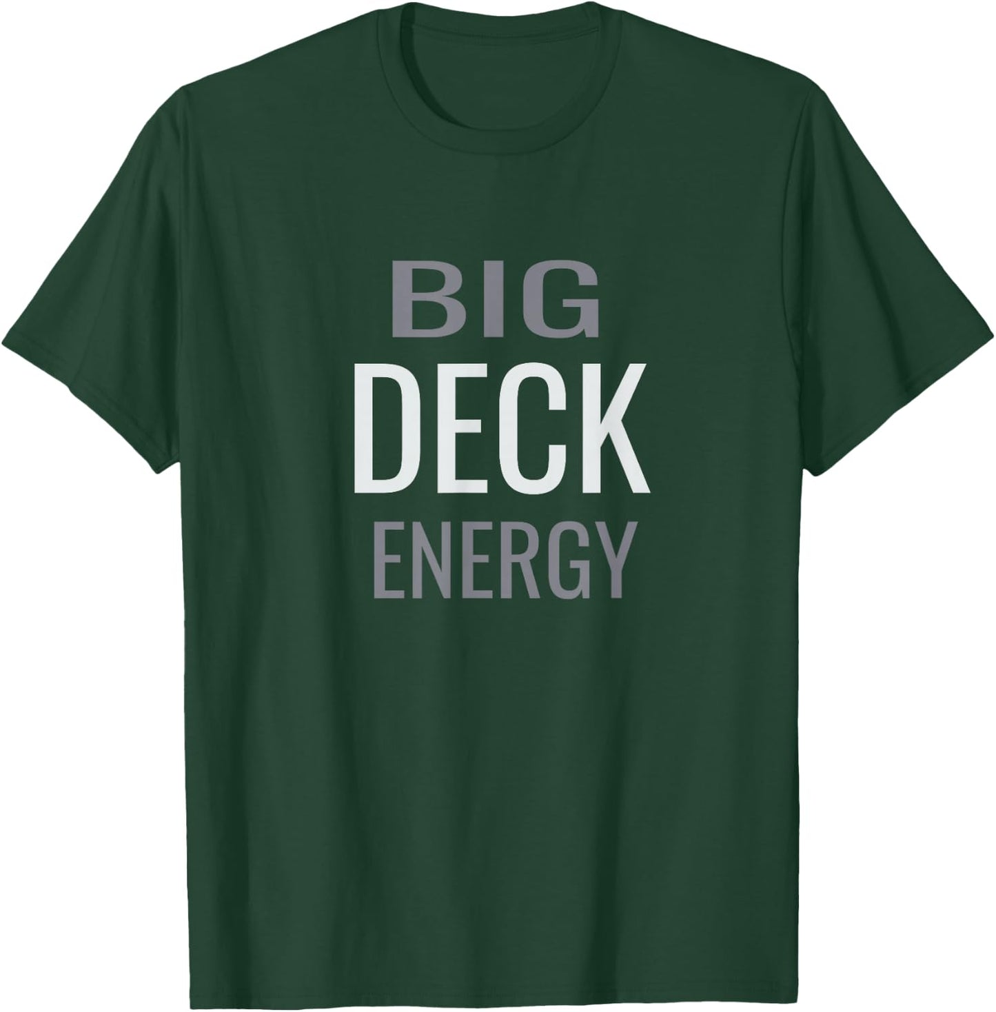 DanLange's Big Deck Energy Dad Summer Grilling T-Shirt - T-Shirt | Forest