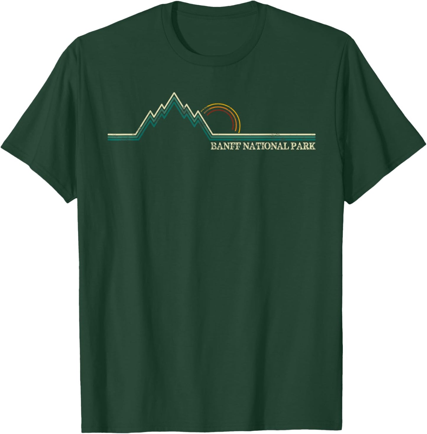 Alberta Banff National Park Canada Adventure T-Shirt - T-Shirt | Forest