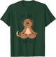 Let That Shit Go Meditating Yoga Dog Funny T shirt Men Women T-Shirt - T-Shirt | Forest
