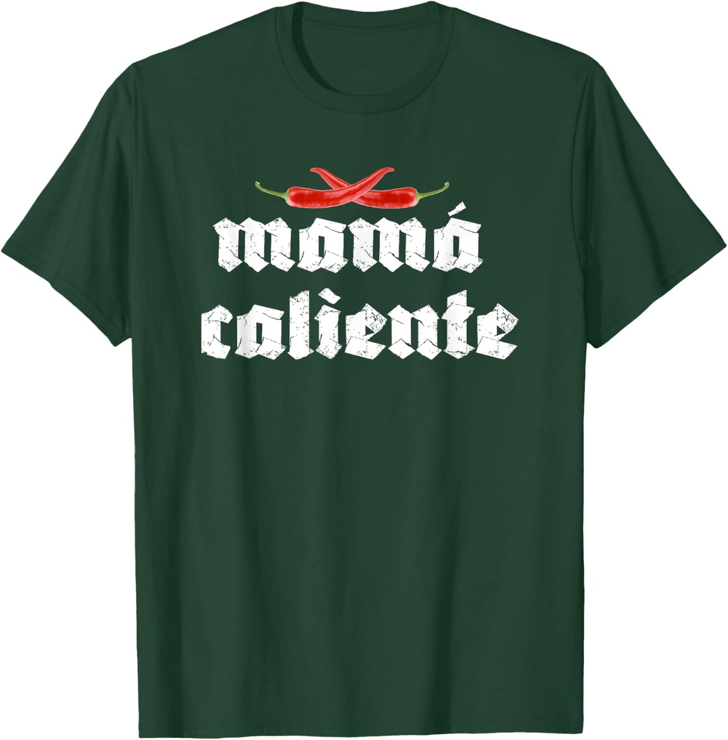 Mama Caliente Hot Mom Red Peppers Streetwear Fashion Baddie T-Shirt - T-Shirt | Forest