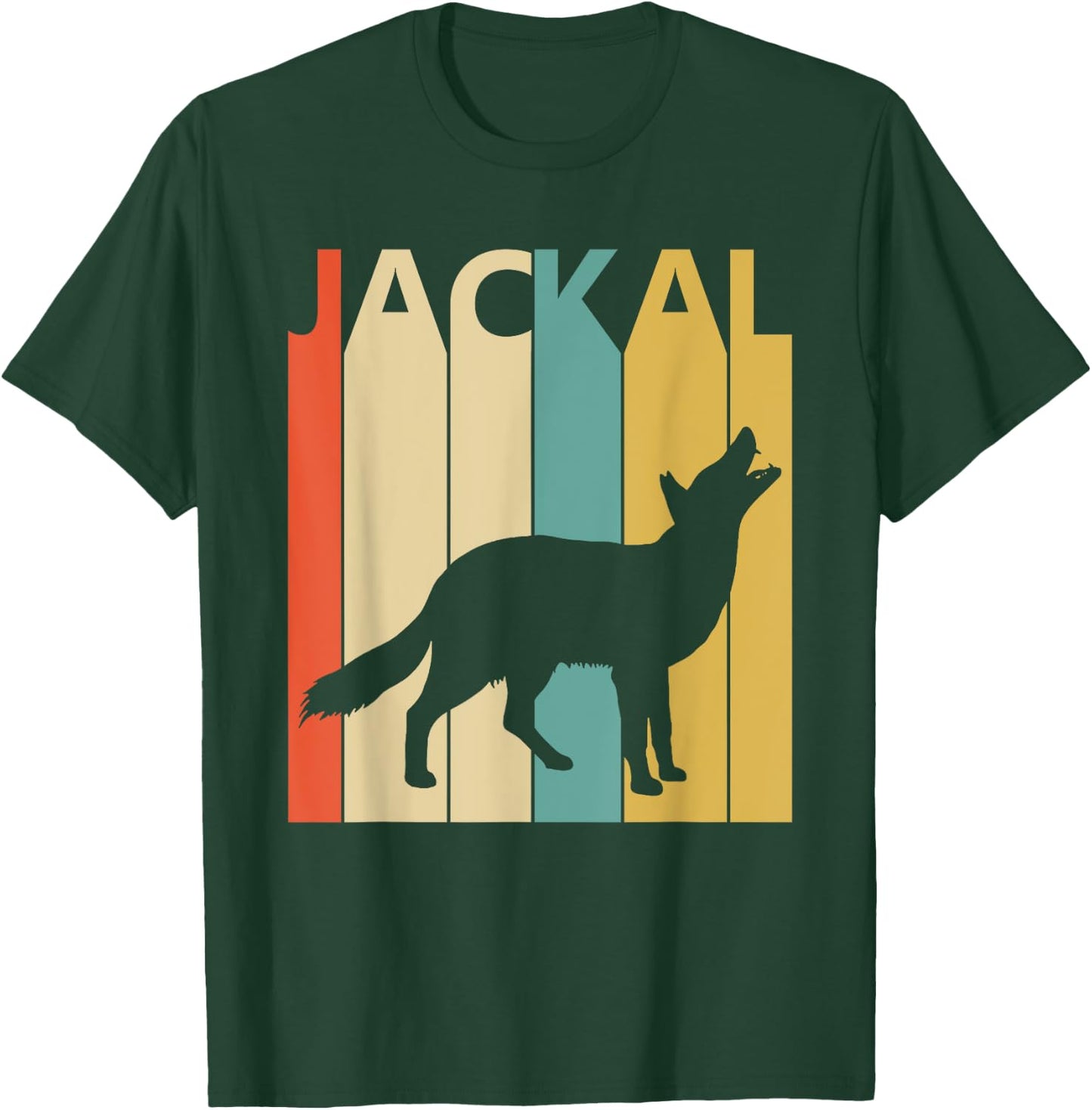 Spirit Animal Jackal Shirt - Vintage Jackal T-Shirt - T-Shirt | Forest
