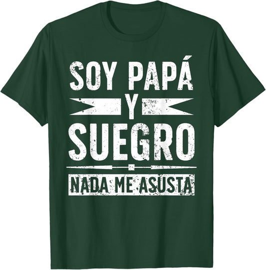 Soy Papá Y Suegro Spanish Father In Law Appreciation T-Shirt - T-Shirt | Forest