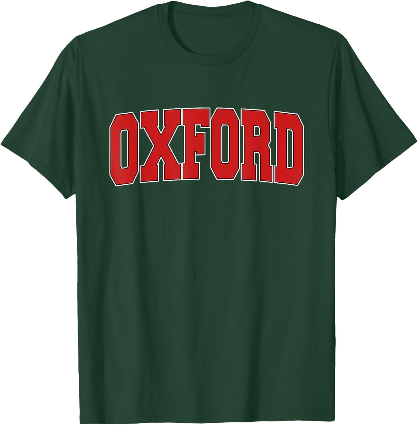 OXFORD UNITED KINGDOM Varsity Style Vintage Retro UK Sports T-Shirt - T-Shirt | Forest