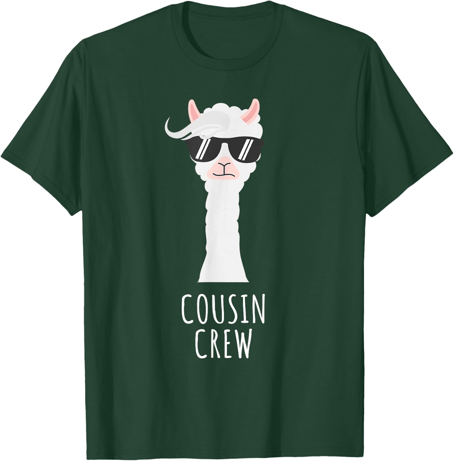Cousin Crew Llama Shirts Funny No Prob Llama T-Shirt - T-Shirt | Forest
