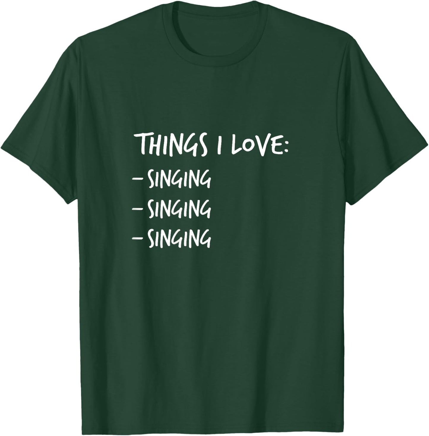 Funny Singing teen music lovers xmas T-Shirt - T-Shirt | Forest