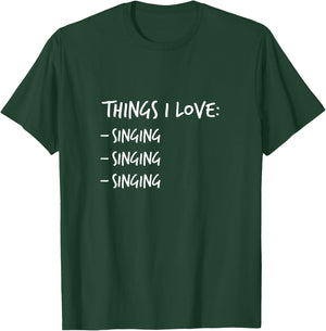 Funny Singing teen music lovers xmas T-Shirt - T-Shirt | Forest