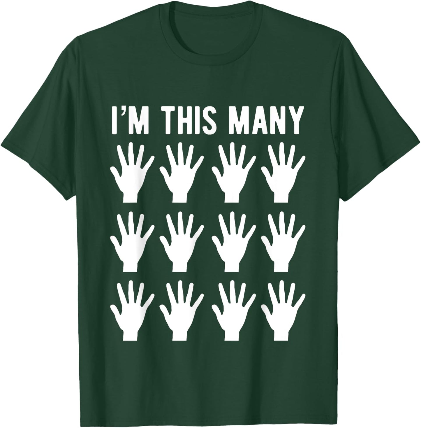 Funny 60th Birthday | Gift 60 Year Old | This Many T-Shirt - T-Shirt | Forest