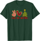 Peace Love Christmas T-Shirt - T-Shirt | Forest