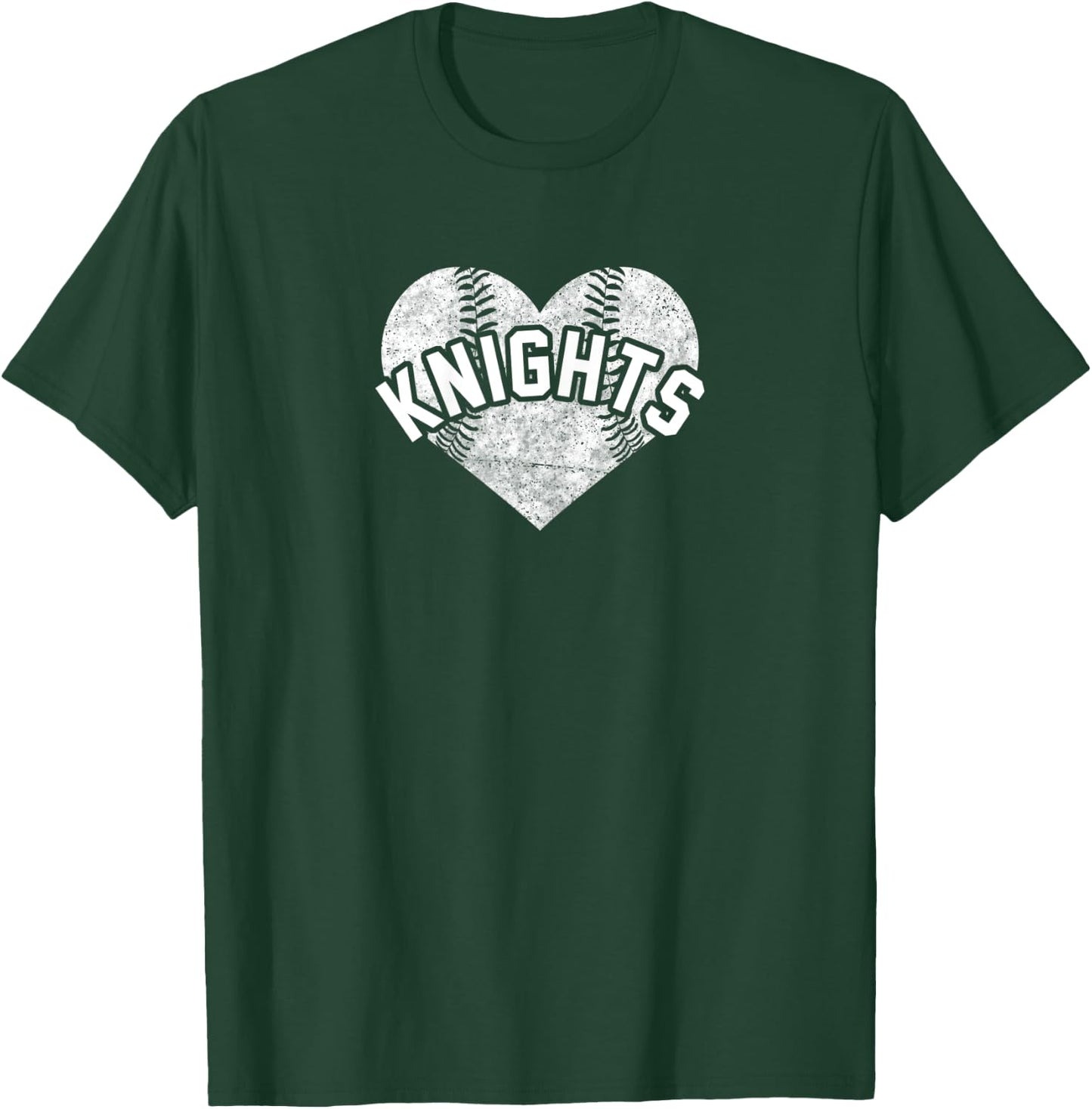 Knights Baseball Softball Shirt High School Team Mascot Mom T-Shirt - T-Shirt | Forest