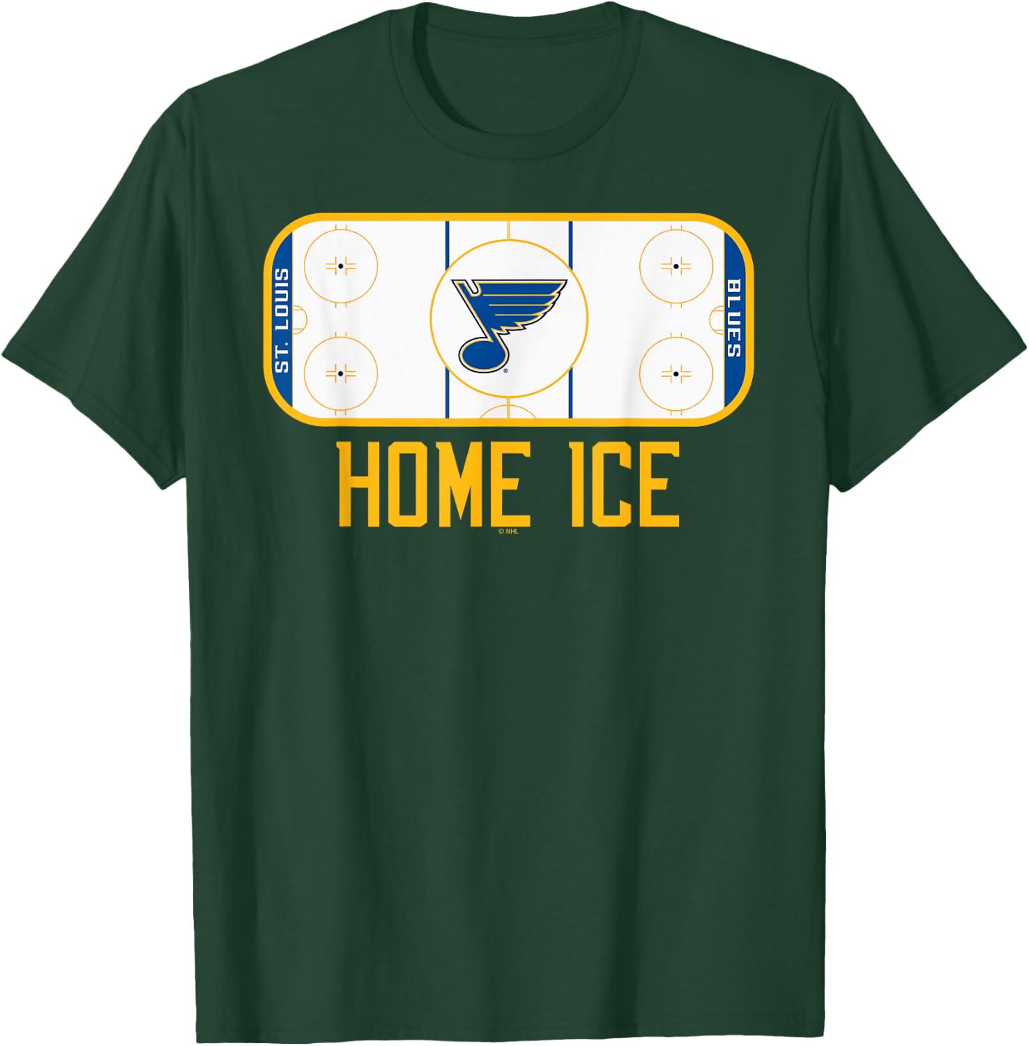 St. Louis Blues Home Ice Officially Licensed T-Shirt - T-Shirt | Forest