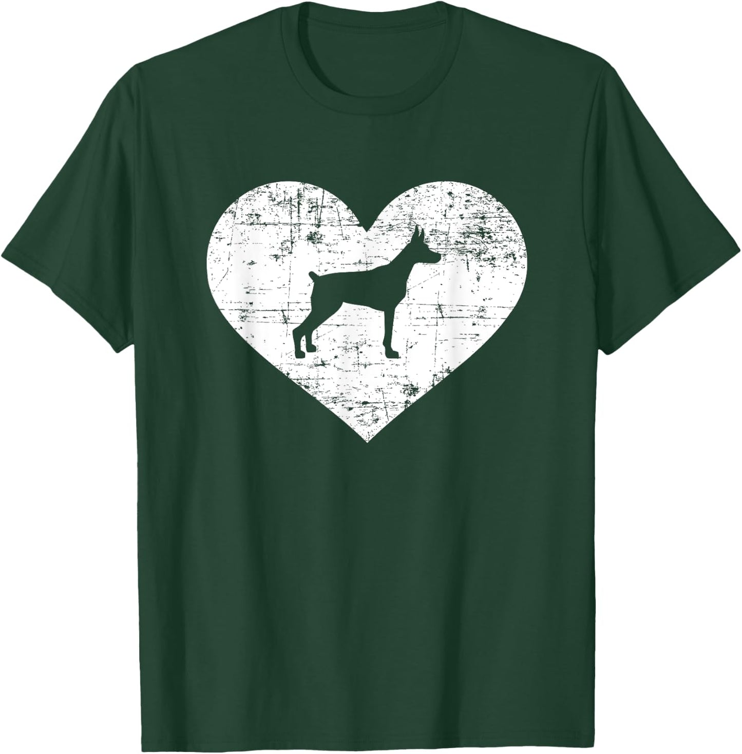 Doberman heart T-Shirt - T-Shirt | Forest