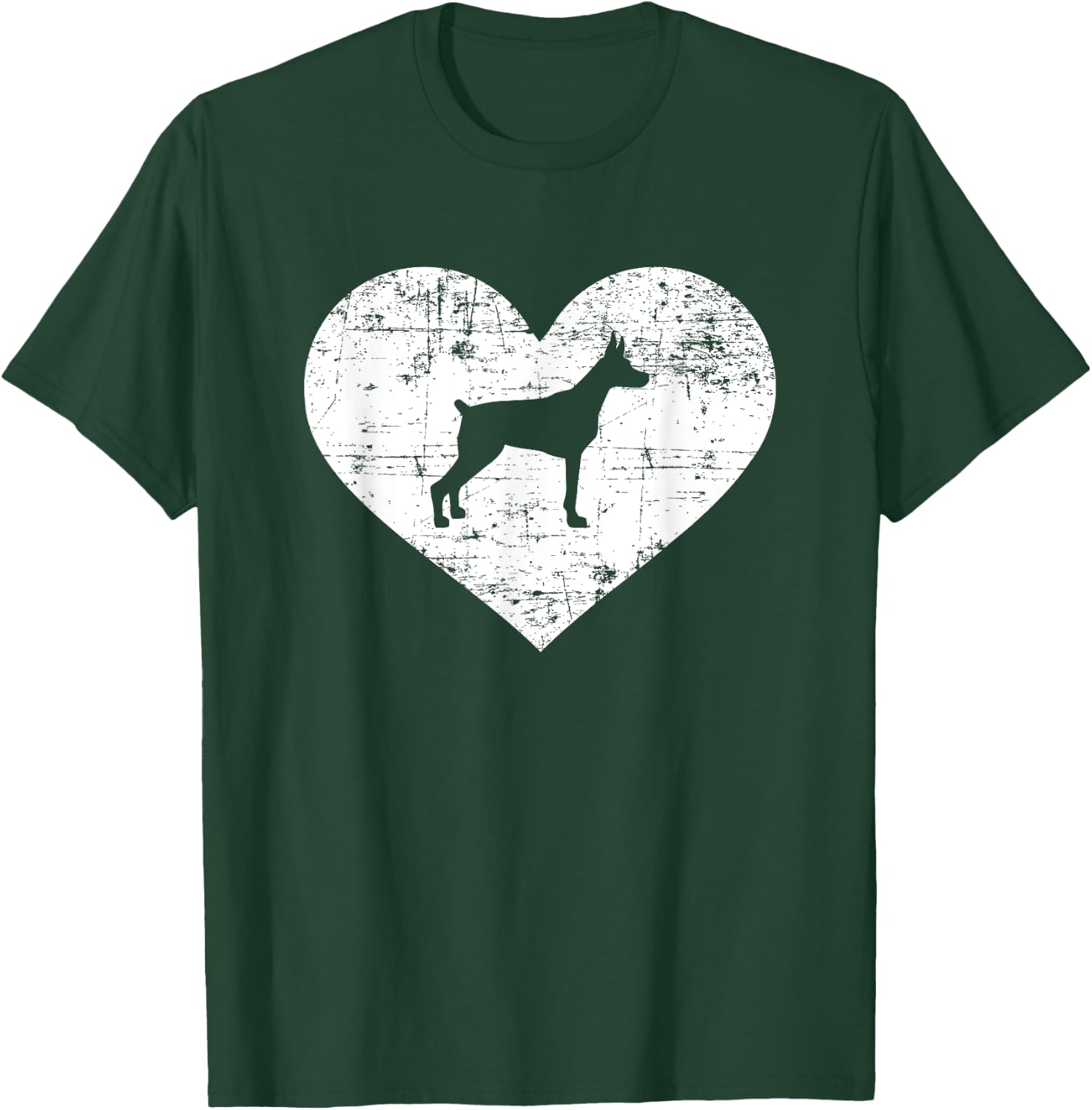 Doberman heart T-Shirt - T-Shirt | Forest