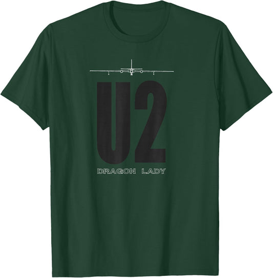 U2 Dragon Lady Spy Tarpaulin T-Shirt - T-Shirt | Forest
