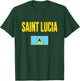 Saint Lucia Lucian Flag St Lucia T-Shirt - T-Shirt | Forest