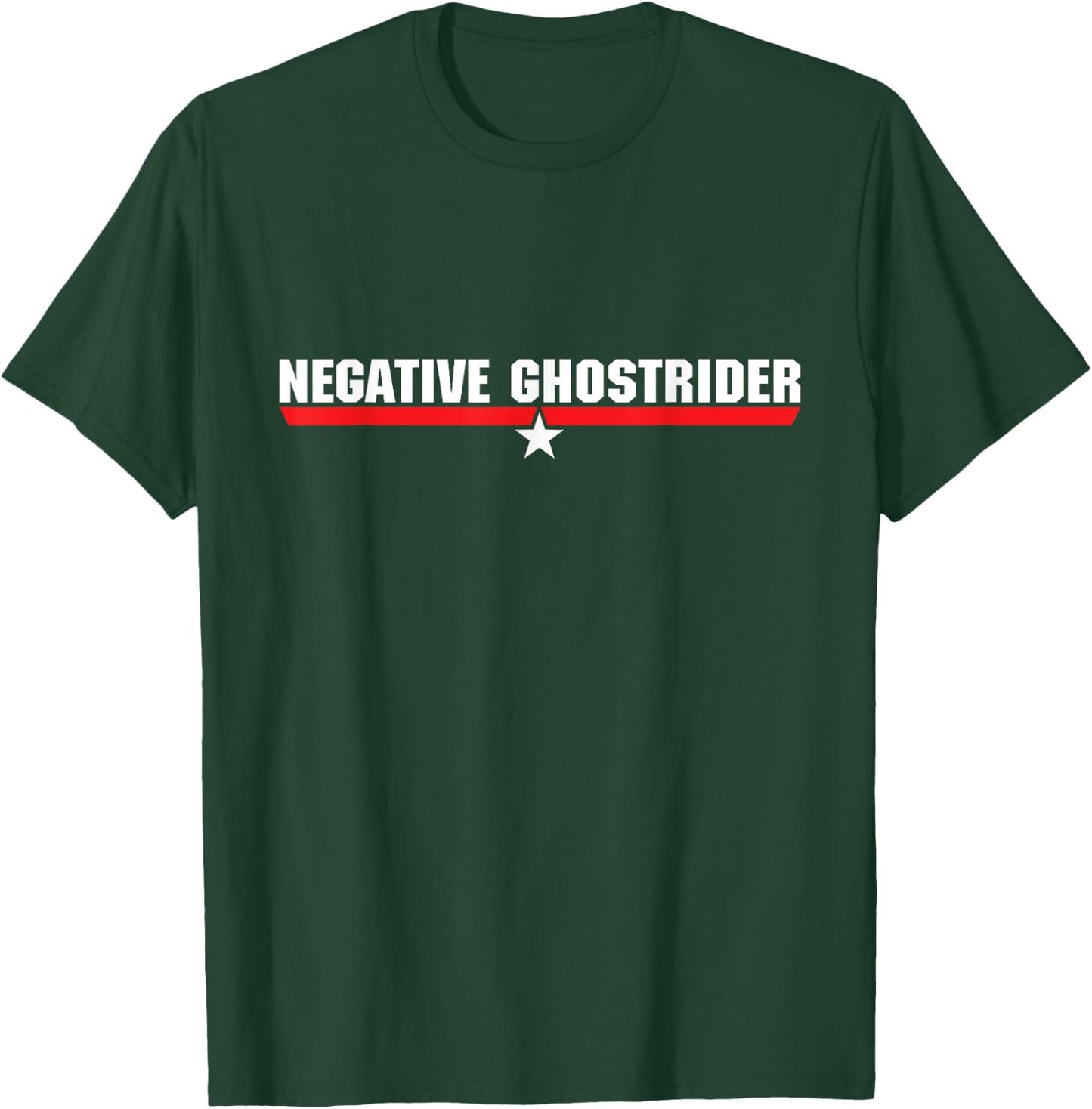Negative Ghostrider 80's Movie T-Shirt - T-Shirt | Forest
