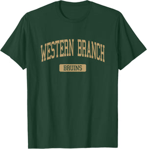 Western Branch High School HS Chesapeake VA Varsity Sports T-Shirt - T-Shirt | Forest