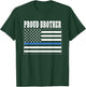 Proud Brother of Police Officer - Law Enforcement Support T-Shirt - T-Shirt | Forest