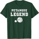 Funny Petanque Shirt - Love Petanque Game Shirt T-Shirt - T-Shirt | Forest