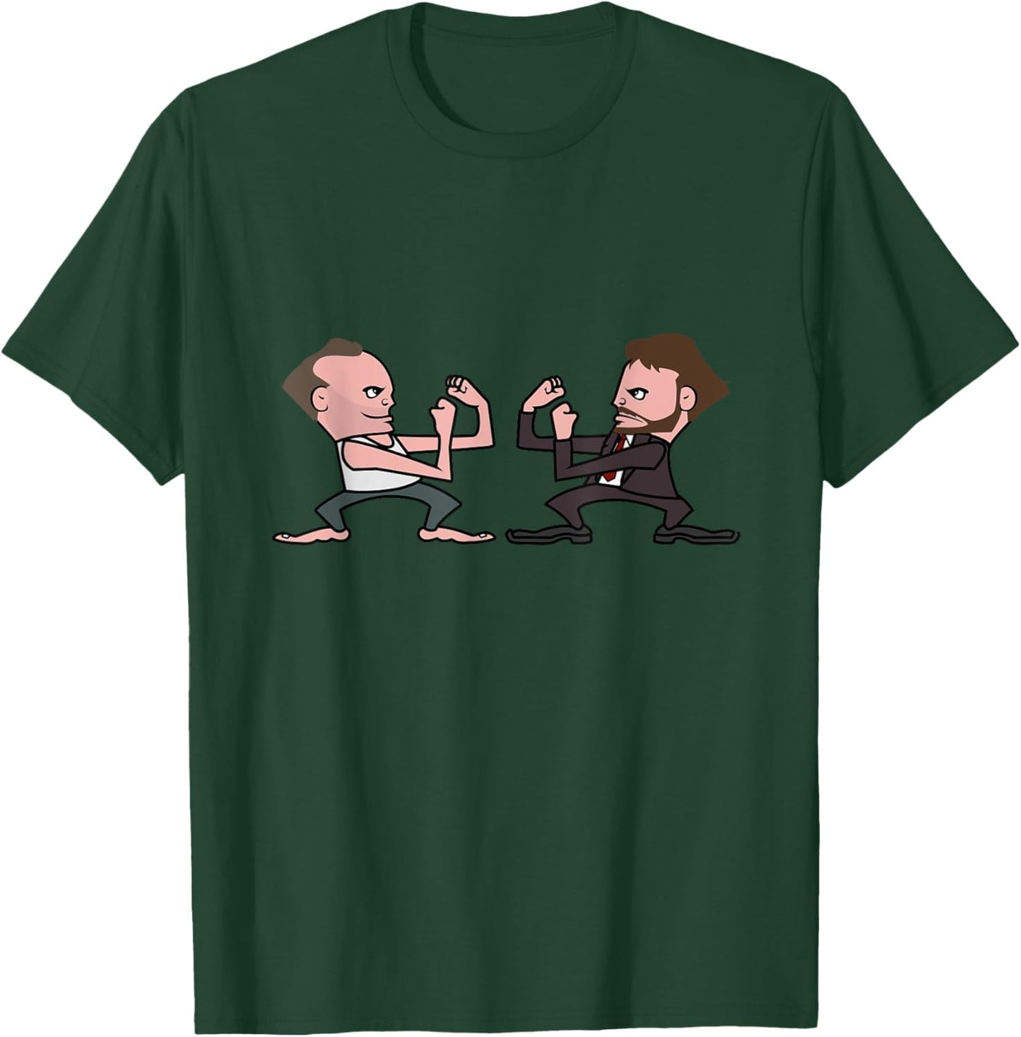 Fightin Christmas Movie Guys T-Shirt - T-Shirt | Forest