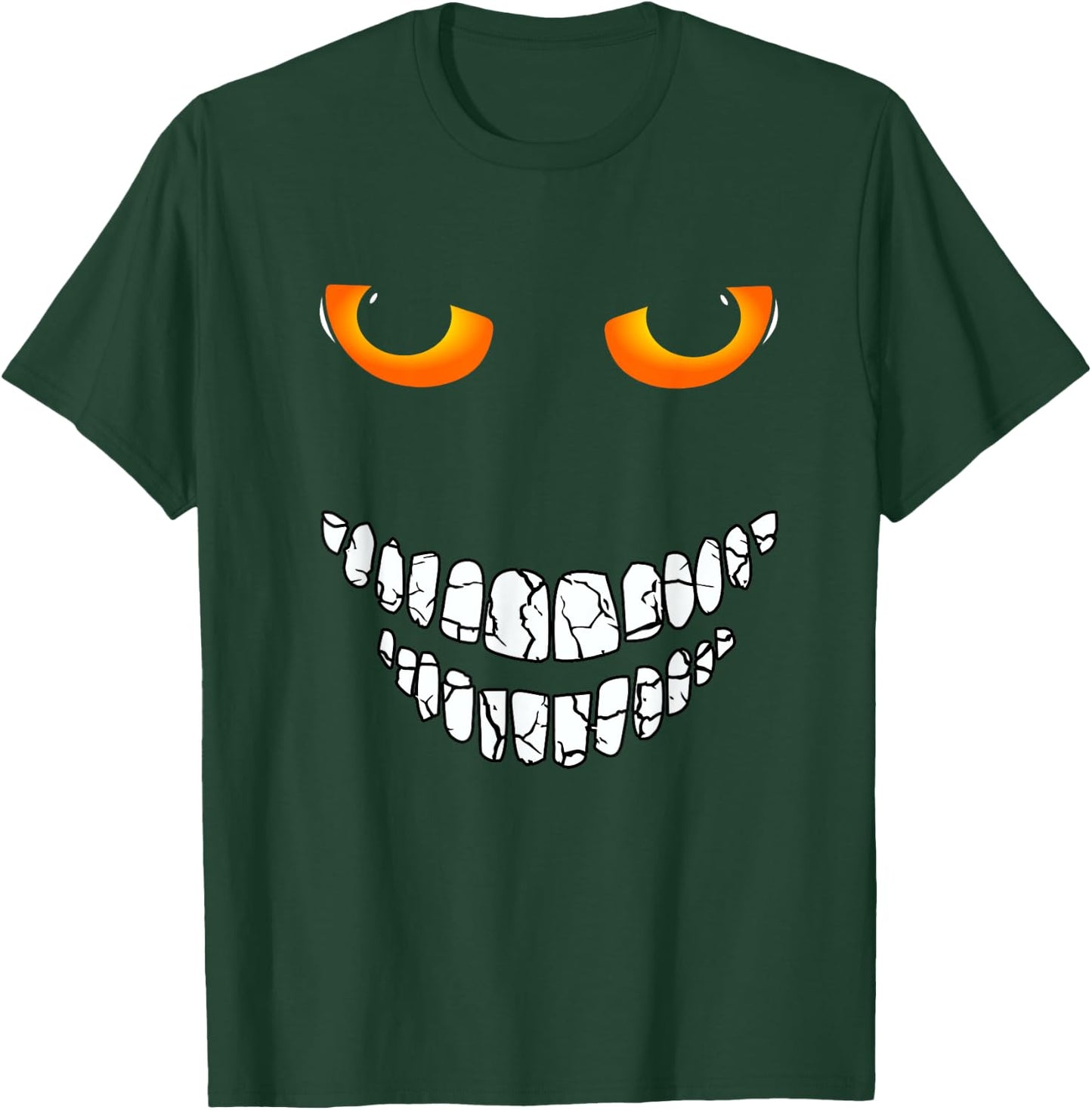 Halloween Creepy funny Eyes and smile t shirt T-Shirt - T-Shirt | Forest