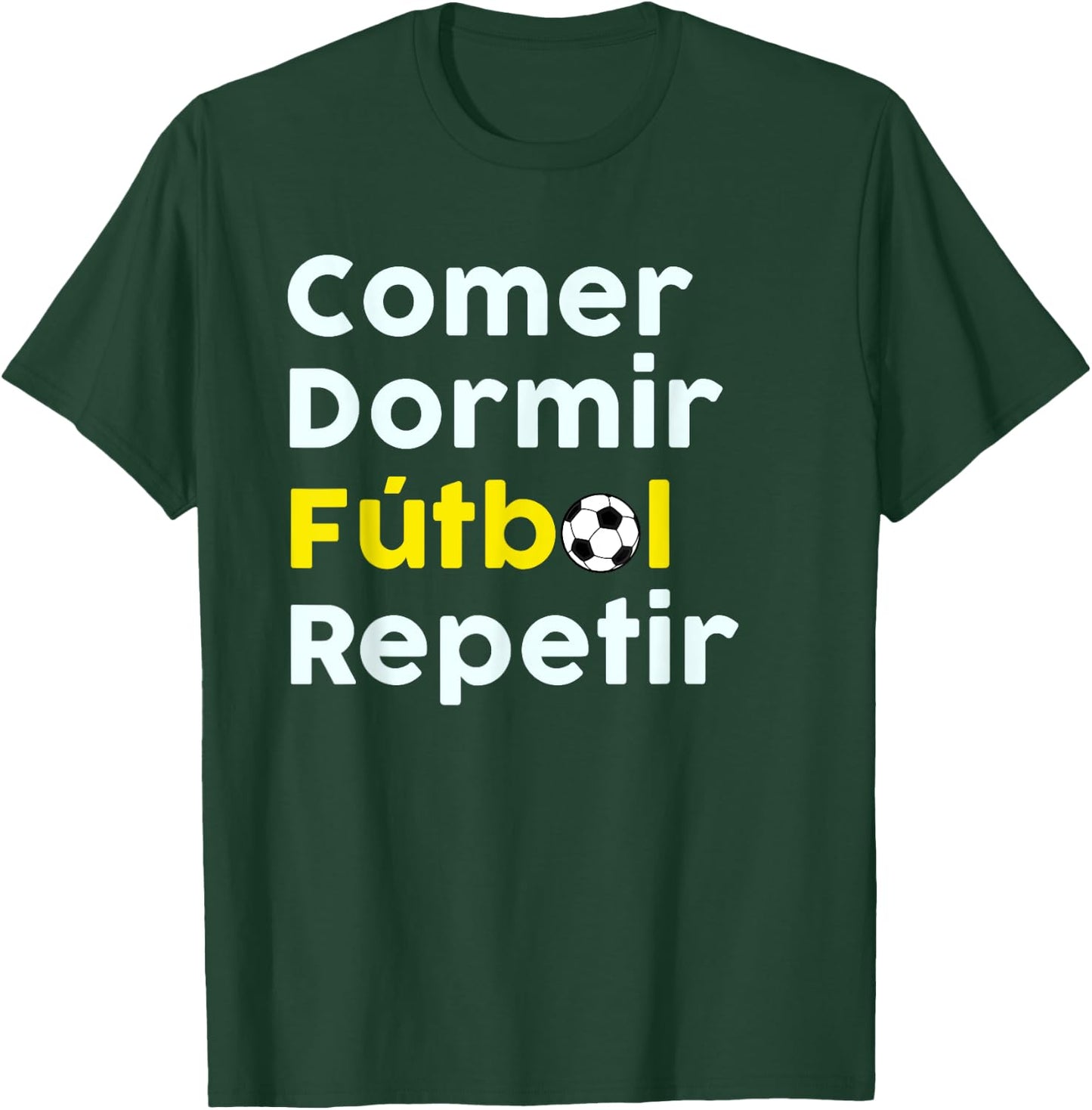 Camisa de Futbol | Soccer Shirt in Spanish T-Shirt - T-Shirt | Forest