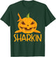 Halloween Shark Sharkin Pumpkin Costume Funny T-Shirt - T-Shirt | Forest