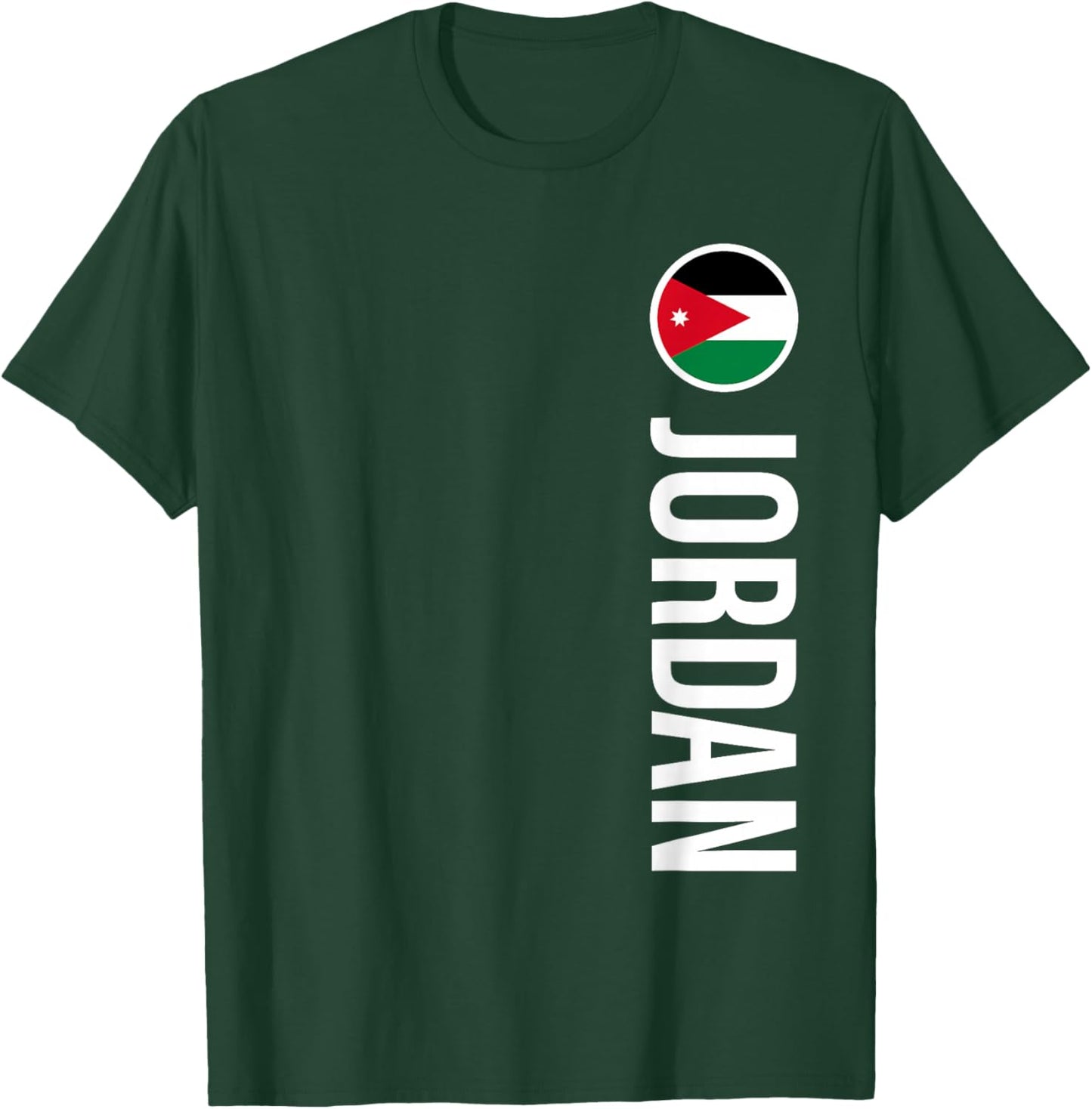 Jordan Flag Vertical T-Shirt - T-Shirt | Forest