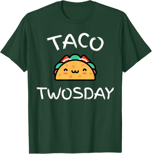 Taco Twosday Birthday Party Dos Toddler Cinco De Mayo T-Shirt - T-Shirt | Forest